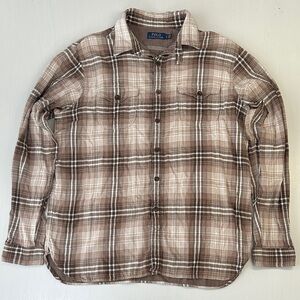 Polo Ralph Lauren Brown Plaid Flannel Shirt